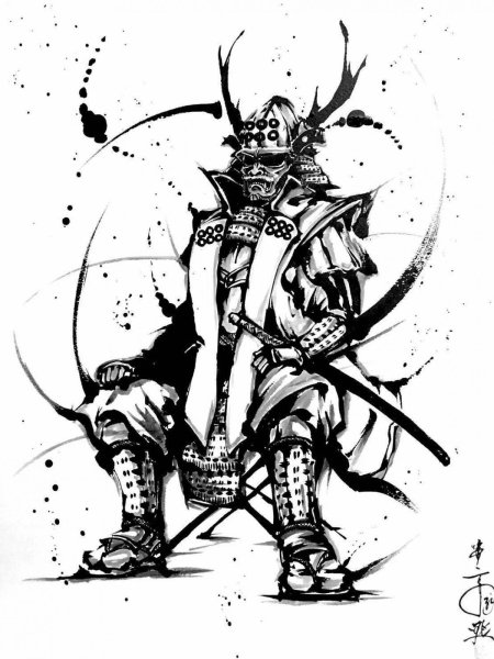 Ронин самурай демон