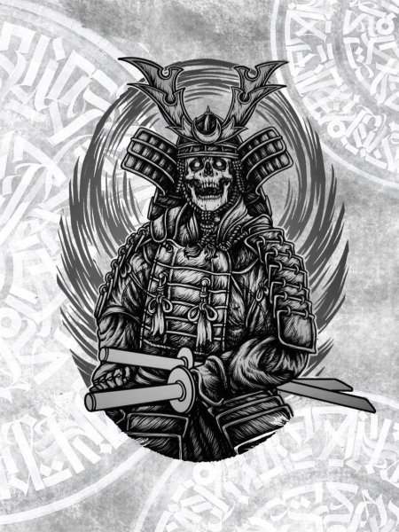 Самурай эскиз