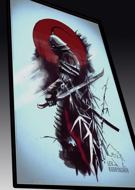 Тату япония самурай