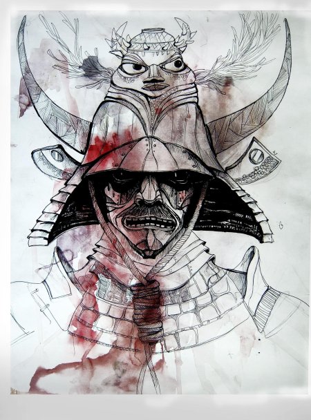 Ронин самурай демон