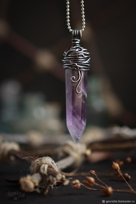 Кулон готланд аметист