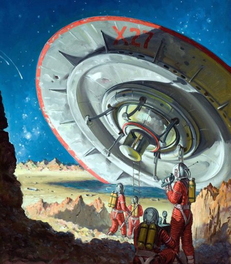 Звездолет ретрофутуризм