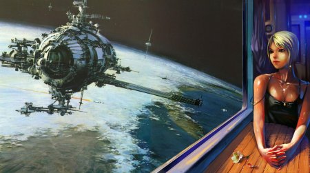 Космическая девушка