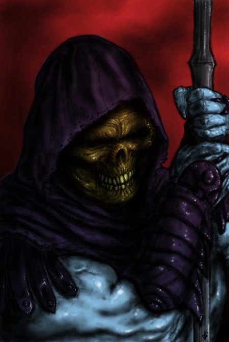 Скелет в капюшоне