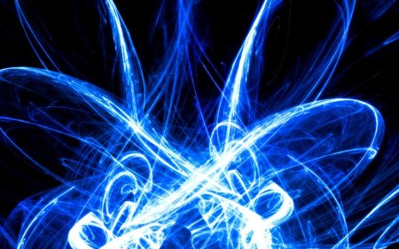 Синий неоновый фон