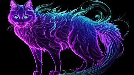 Неоновые коты