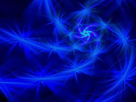 Абстракция синий