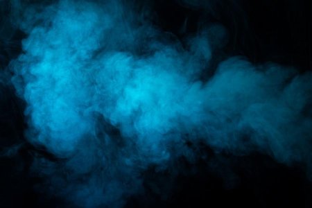 Дым синий