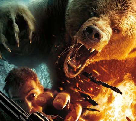 Медведь гризли нападение