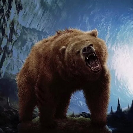 Гигантский короткомордый медведь арктодус