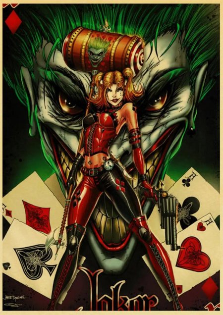 Карты джокер и харли квинн
