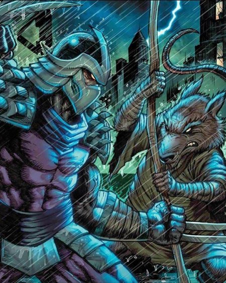 Шредер и сплинтер черепашки ниндзя 2012