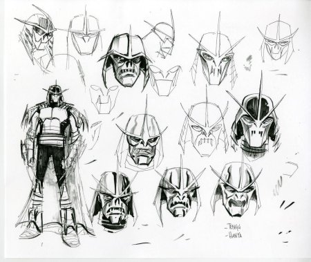 Раскраска черепашки ниндзя шредер