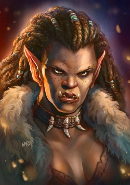 Женщина орк