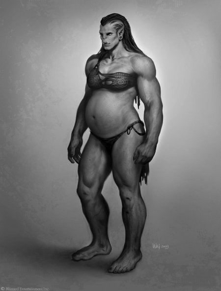 Беременная орчиха варкрафт