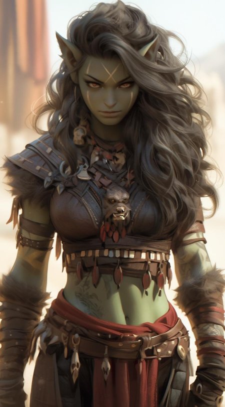 Орк девушка
