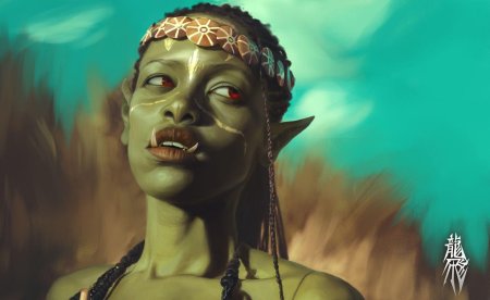 Варкрафт орчиха арт