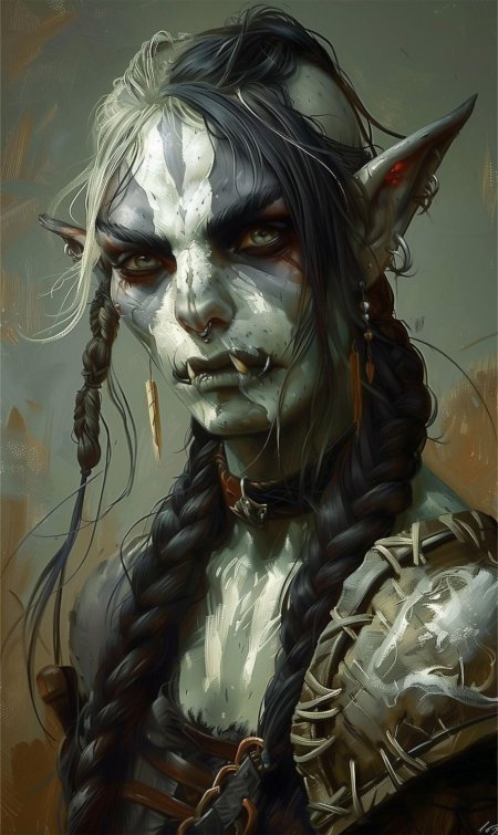 Девушка орк