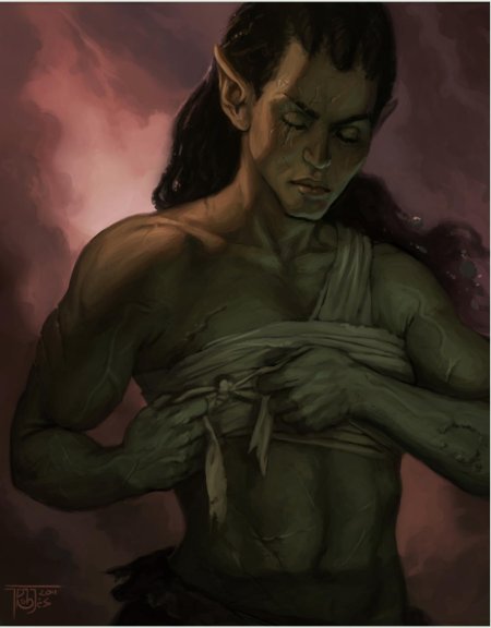 Полуорк полуэльф толкин