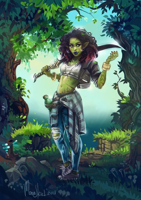 Орчиха арт warcraft