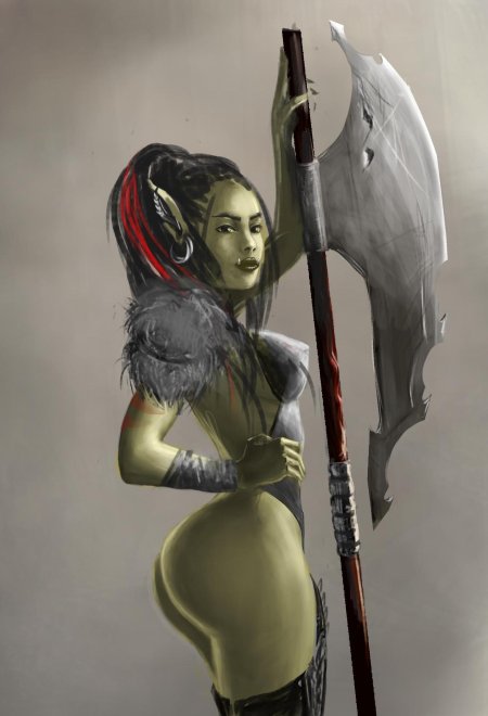 Женщина орк