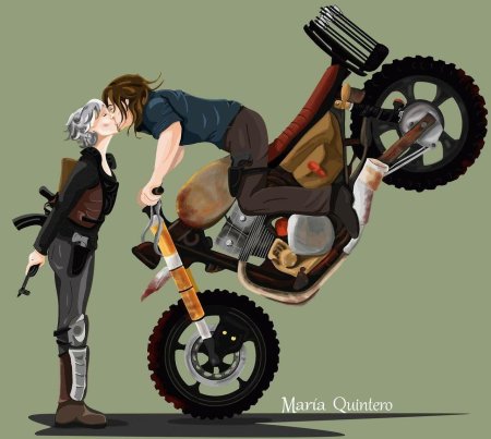 Ходячие мертвецы мотоцикл дэрила