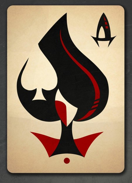 Карты игральные туз пик