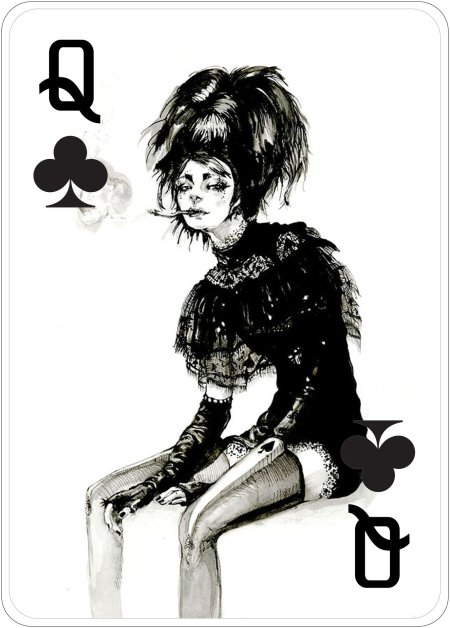 Рисунки на игральных картах