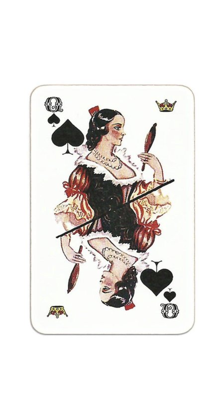 Пиковая дама карта игральная