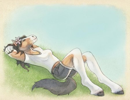 Фурри лошадка