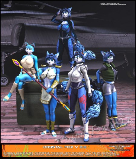 Krystal star fox