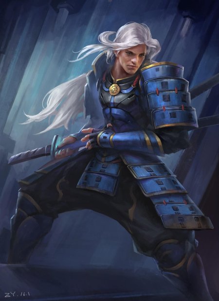 Эльф самурай днд