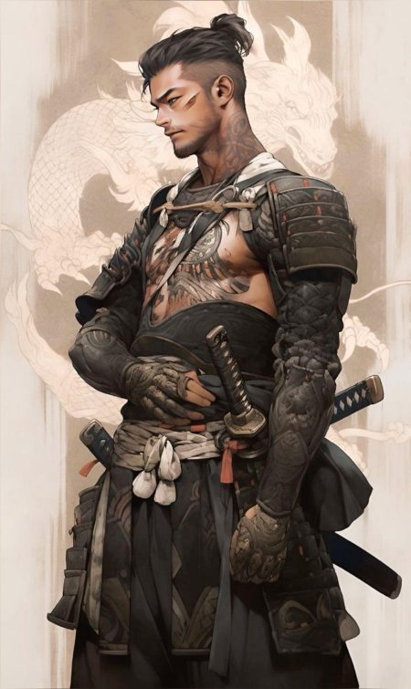 Самураи бандиты арт