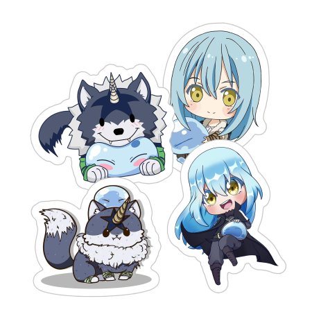 Наклейки о моем перерождении в слизь