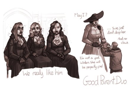 Резидент ивел 8 дочери димитреску