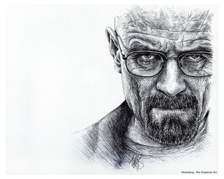 Уолтер уайт рисунок