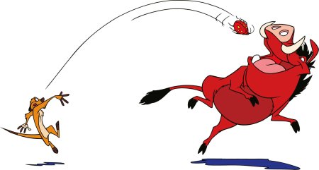 Герои мультика тимон и пумба