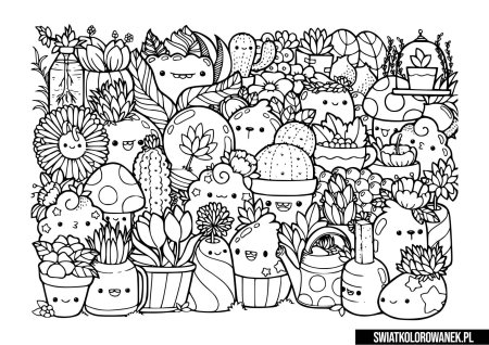 Раскраски антистресс милые