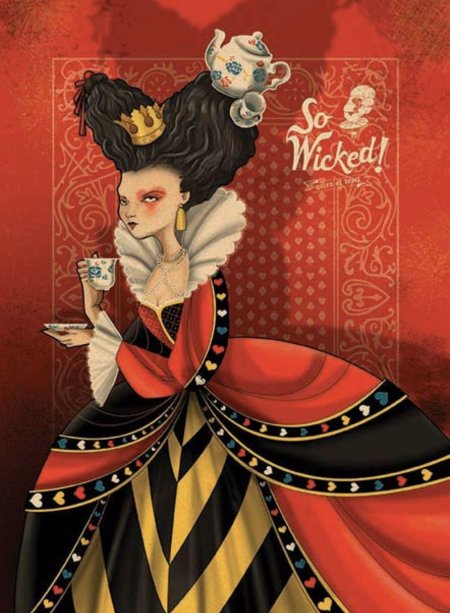 Червонная дама алиса в стране чудес