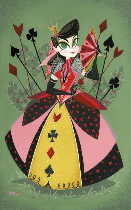 Королева червей алиса в стране чудес