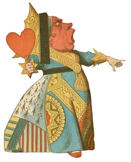 Алиса в стране чудес королева червей