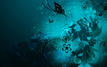 Красивый бирюзовый фон