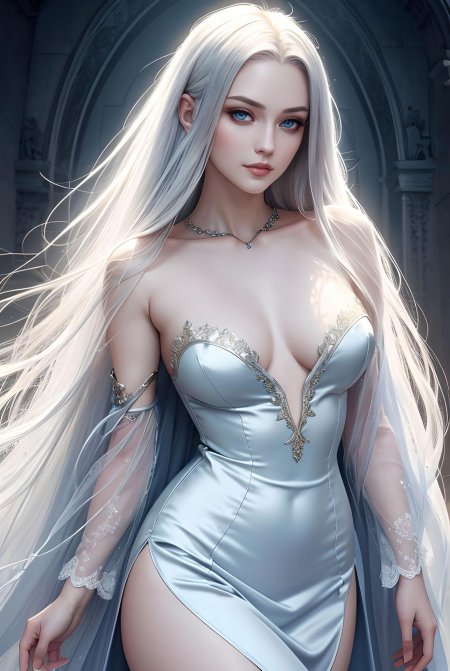 Девушка в платье фэнтези