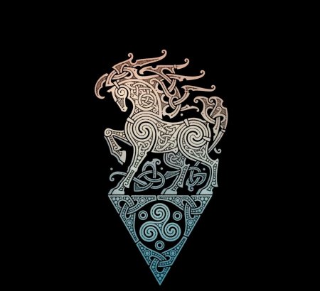 Слейпнир скандинавская мифология узор