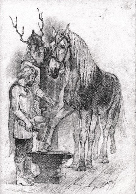 Слейпнир скандинавская мифология