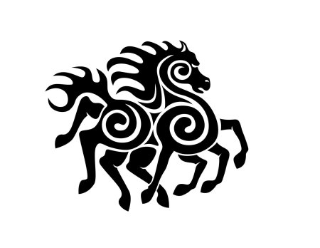 Скандинавский орнамент слейпнир