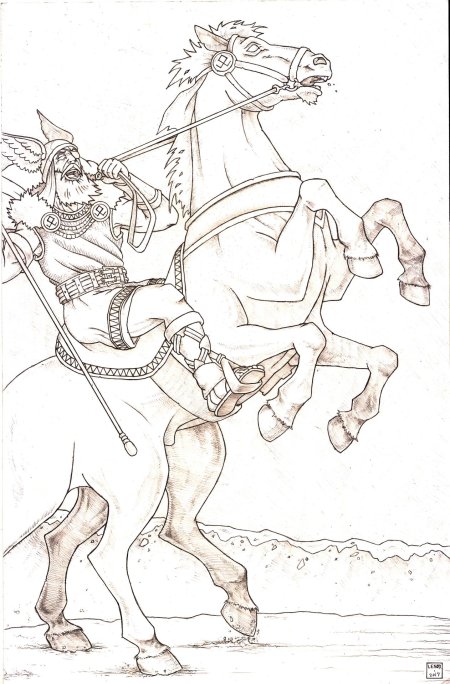 Русский богатырь илья муромец раскраска