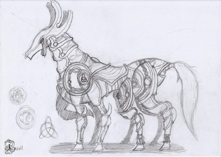 Робот эскиз