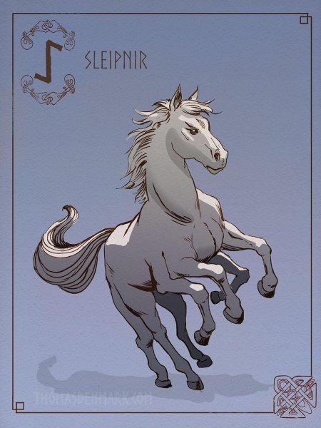 Слейпнир конь мифология