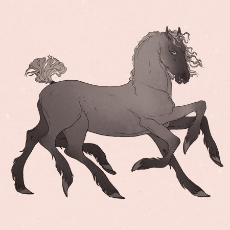 Рисунок лошадей